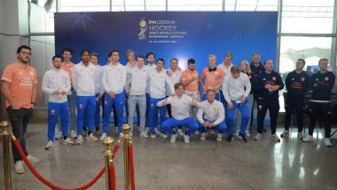 Men's Hockey World Cup 2023: Netherlands Team Arrives in Bhubaneswar for the Upcoming Tournament