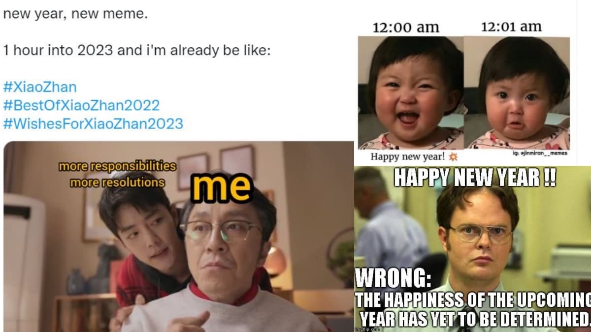 New Year 2023 Memes And GIFs! Here's What Walking Into 2023 Looks Like;  Check Out Hilarious Puns And Messages To Share With Your Friends-READ BELOW!