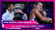 Novak Djokovic, Aryna Sabalenka Win Singles Titles at Australian Open 2023