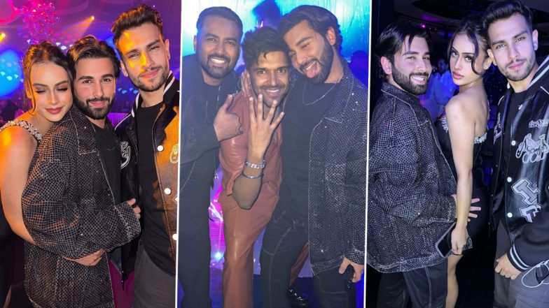 New Year 2023: Nysa Devgan, Orry, Guru Randhawa, Vedant Mahajan and Others Party Hard in Dubai (Watch Video)