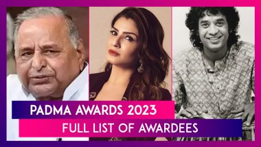 Padma Awards 2023: Mulayam Singh Yadav, Zakir Hussain, Sudha Murthy, KM Birla, Raveena Tandon Among The Awardees