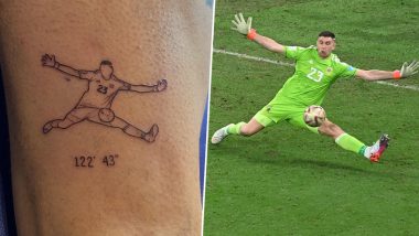 Papu Gomez, Argentina Midfielder, Gets Emiliano Martinez’s Spectacular Save During FIFA World Cup 2022 Final Tattooed! (See Pic)