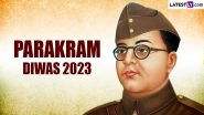 Subhas Chandra Bose Jayanti 2023 Images & Parakram Diwas HD Wallpapers for Free Download Online: Share Wishes, Greetings, Quotes, WhatsApp Messages and SMS
