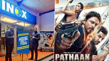 Pathaan: Cinema Halls in Kashmir Run ‘Housefull’ As Fans Throng Theatres for Shah Rukh Khan’s Film