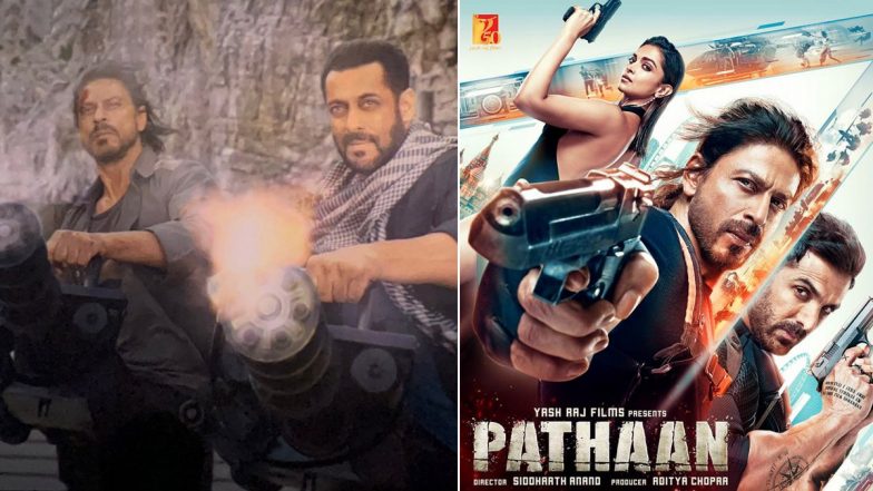 Pathaan x Tiger: Salman Khan's Stellar Entry in Shah Rukh Khan's Actioner Leaked, Fans Laud the Khans Onscreen!