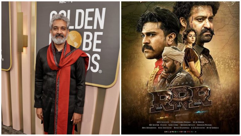 Golden Globe Awards 2023: RRR's Director SS Rajamouli Graces the Red Carpet in a Stylish Way for the Awards Night (View Pic)