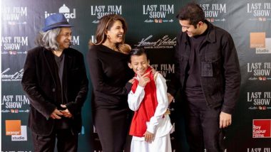 Priyanka Chopra Hosts Screening of Oscar 2023 Shortlisted Chhello Show at BFF Isha Ambani’s LA Home; Actress Poses With Pan Nalin, Bhavin Rabari at the Event (View Pics)