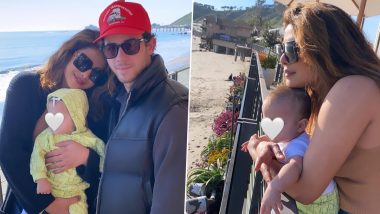 Priyanka Chopra Enjoys Her Sunday With Baby Malti Marie and Hubby Nick Jonas at Malibu Beach (View Pics)