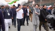 Bharat Jodo Yatra: Priyanka Gandhi Vadra Joins Rahul Gandhi-Led March in Awantipora (See Pics)