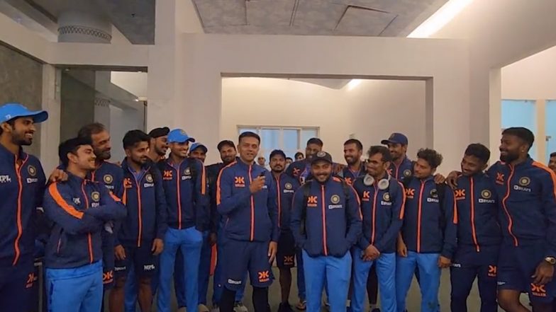 Rahul Dravid and Prithvi Shaw, Former U19 World Cup Winning Coach and Captain, Wishes the India U19 Women's Team On Their ICC Women's U19 T20 World Cup 2023 Victory (Watch Video)