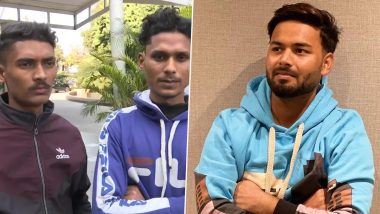 Rishabh Pant Car Accident: Rajat and Nishu Meet Injured Indian Cricketer Again After Admitting Him to Hospital