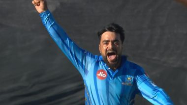Rashid Khan Completes 500 T20 Wickets, Becomes Only Second Bowler After Dwayne Bravo to Reach the Milestone; Achieves Feat During SA20 2023 Match