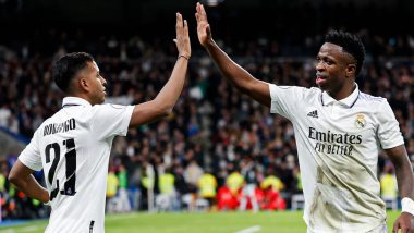 Real Madrid 3-1 Atletico Madrid Copa del Rey 2022-23 Quarterfinal: Vinicius Jr Shines To Secure Los Blancos Victory in Extra Time (Watch Goal Video Highlights)