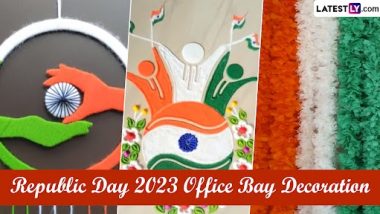 Republic Day 2023 Office Bay Decoration Ideas: Get Simple and Quick Designs To Jazz Up Your Workplace With the Spirit of Tricolour (Watch DIY Videos)