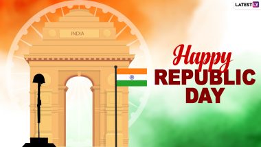 Republic Day 2023 Wishes & HD Wallpapers: WhatsApp Stickers, GIF Images, HD Wallpapers, Patriotic Quotes and SMS To Celebrate 74th Republic Day