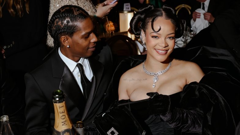 Golden Globe Awards 2023: Rihanna and ASAP Rocky Enjoy Date Night at the Gala Affair (View Pic)