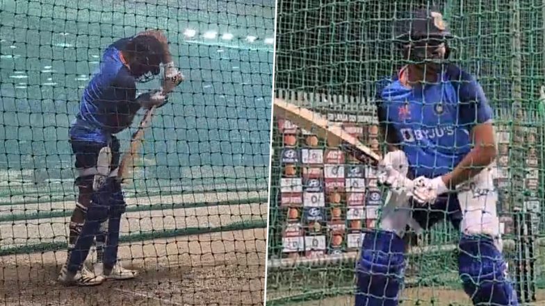 Rohit Sharma Hits the Nets Ahead of India vs Sri Lanka 1st ODI in Guwahati (Watch Video)