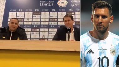 Wanted Lionel Messi, Not Cristiano Ronaldo! Al-Nassr Coach Rudi Garcia ‘Jokes’ About Portuguese Superstar's Deal With the Saudi Arabian Club (Watch Video)