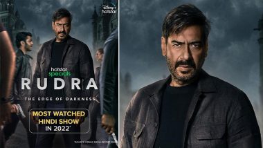 Ajay Devgn’s Rudra–The Edge of Darkness Becomes ‘Most Watched Hindi Show in 2022’, Actor Expresses Gratitude to Viewers for Making His Disney+ Hotstar Show a Success