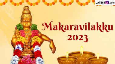 Sabarimala Set for Makaravilakku Makara Jyothi 2023 That Will Be Visible at Ponnambalamedu, Watch Live Streaming and Telecast Online on Doordarshan (Video)
