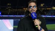 Pathaan Star Shah Rukh Khan Gets a Loud Cheer From Fans As He Treats Them to His Upcoming Film&rsquo;s Dialogue at ILT20 Opening Ceremony in Dubai (Watch Viral Video)