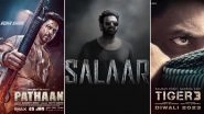 From Shah Rukh Khan&rsquo;s Pathaan, Prabhas&rsquo; Salaar to Salman Khan&rsquo;s Tiger 3, IMDb Shares List of Most Anticipated Indian Movies of 2023