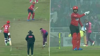 Shakib Al Hasan Angrily Reacts To Umpiring Decision During Fortune Barishal vs Sylhet Strikers Match in BPL 2023 (Watch Video)