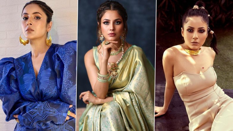 Shehnaaz Gill Birthday: Glamorous Pics That Echo Her Top-Notch Taste in Fashion!