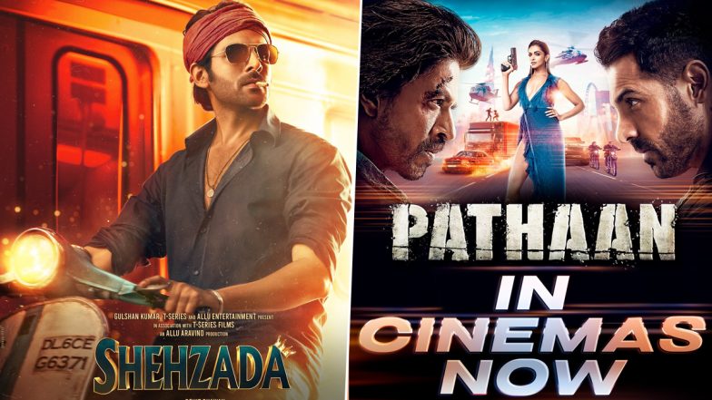 Shehzada: Kartik Aaryan-Kriti Sanon's Film Shifts Release Date to February 17 'Out of Respect' to Shah Rukh Khan's Pathaan!