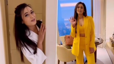 Shweta Tiwari's Style Transformation From Bathrobe to Yellow Pantsuit While Dancing to 'Besharam Rang' Is Gorg (Watch Video)