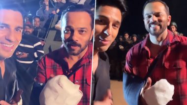 Sidharth Malhotra and Crew Laud Rohit Shetty for Returning to Indian Police Force Sets Post Injury (Watch Video)