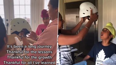 来自加拿大的锡克教妇女蒂娜·辛格为她的孩子制作了适合头巾的头盔，视频在网上疯传