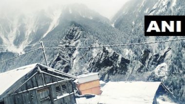 Uttarkashi: Himalayan Temple of Gangotri and Surrounding Places Receive Season's First Snowfall