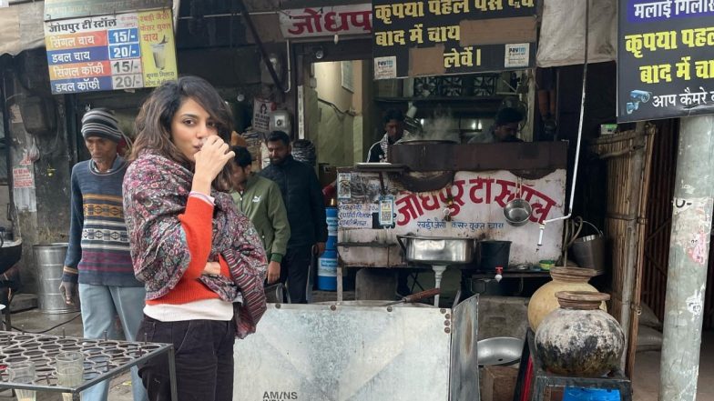 &lsquo;Kadak Chai and Garam Samosa,&rsquo; Sobhita Dhulipala Steps Out in Rajasthan To Explore the Street Food