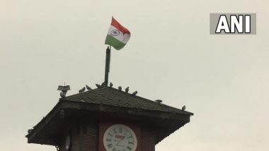 Republic Day 2023: Tricolour Flies High Atop Clock Tower at Lal Chowk in Srinagar To Mark 74th R-Day (See Pics)