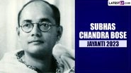 Subhas Chandra Bose Jayanti 2023 Date and Parakram Diwas Significance: Know History and Celebrations To Honour Netaji Subhash Chandra Bose&rsquo;s Birthday