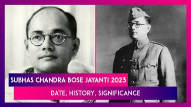 Subhas Chandra Bose Jayanti 2023: Date, History, Significance Of The Day Celebrated To Remember The Great Leader On His Birth Anniversary