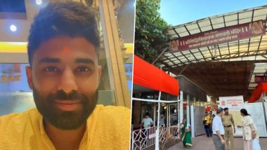 Suryakumar Yadav Visits Siddhivinayak Temple To Seek Blessings On First Day Of New Year 2023