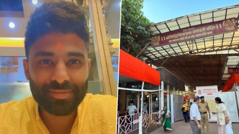 Suryakumar Yadav Visits Siddhivinayak Temple To Seek Blessings On First Day Of New Year 2023