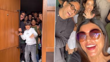 Aarya Season 3: Sushmita Sen Gets ‘The Warmest Homecoming’ From Her Aarya Family (Watch Video)