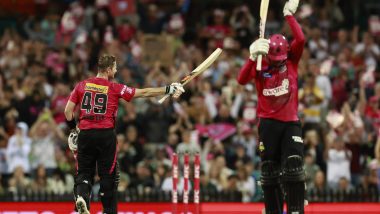 BBL Live Streaming in India: Watch Perth Scorchers vs Sydney Sixers Online and Live Telecast of Big Bash League 2022-23 T20 Qualifier Cricket Match
