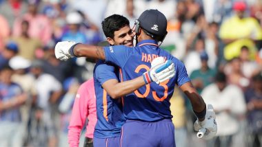 Shubman Gill's Double Hundred, Mohammed Siraj's Top Spell Helps India Narrowly Edge Past New Zealand As Michael Bracewell's Fiery Century Goes in Vain in IND vs NZ 1st ODI 2023