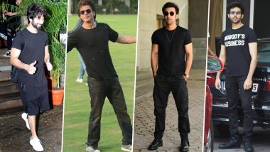 Shah Rukh Khan, Kartik Aaryan and Other Actors Show You The Power of a Simple Black T-Shirt!