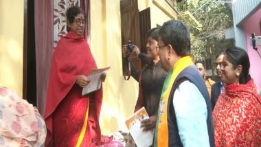 Tripura Assembly Elections 2023: CM Manik Saha Holds Door-to-Door Campaign in Agartala, Says 'People Have Faith in BJP Govt'