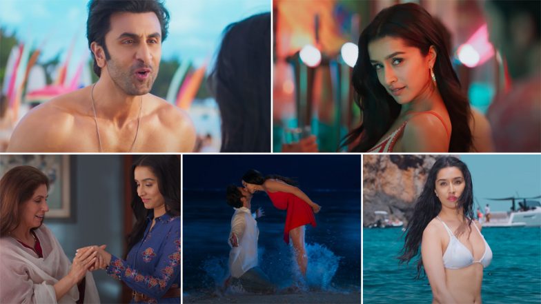 Tu Jhoothi Main Makkaar Trailer: Ranbir Kapoor and Shraddha Kapoor Flirt, Kiss and Share Steamy Moments in Luv Ranjan’s Rom-Com (Watch Video)