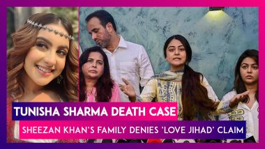 Tunisha Sharma Death Case: Actor Sheezan Khan’s Family Denies ‘Love Jihad’ Allegations; Says ‘She Was Like A Family Member’