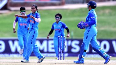 IND U19 vs NZ U19, ICC Women’s U19 T20 World Cup 2023 Semifinal: India Bowlers Keep Things Tight, New Zealand 63/3 in 10 Overs