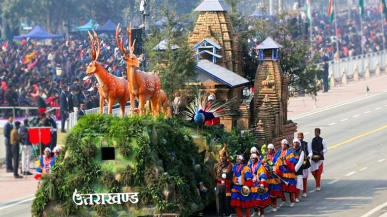 Manaskhand, Uttarakhand Tableau During Republic Day Parade 2023, Wins Best Tableau Award; CM Pushkar Singh Dhami Says 'Proud Moment for State'