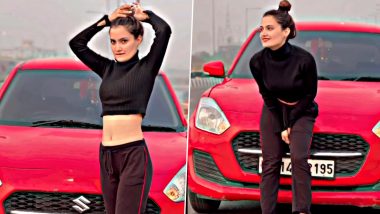 Ghaziabad: Instagram Influencer Vaishali Chaudhary Khutail Stops Car on Highway To Shoot Reel, Fined Rs 17,000 by Traffic Police After Video Goes Viral