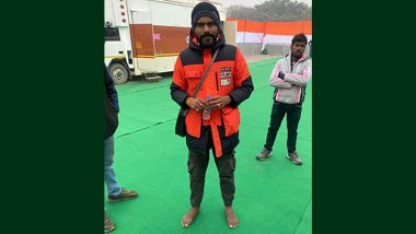 Bharat Jodo Yatra: Vikram Pratap Singh, Advocate From Madhya Pradesh, Travelling Barefoot Since Start of Rahul Gandhi-Led March